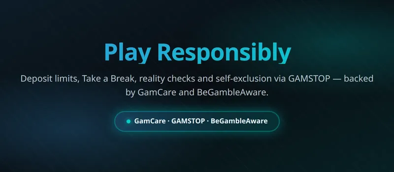 Play responsibly: deposit limits, Take a Break and GAMSTOP